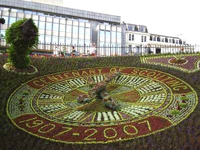 Floral Clock in Princes Street Gardens, Edinburgh