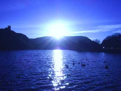 St Margaret's Loch, Holyrood Park, Edinburgh