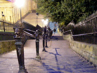 Playfair Steps at the Mound, Edinburgh