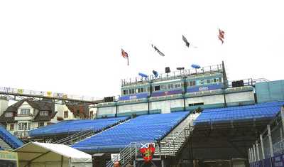 Esplanade set up for the Tattoo