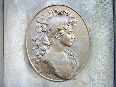 Grave of Clarinda in Canongate Kirkyard, Edinburgh