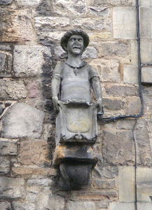 Morocco Land statue, Canongate, Edinburgh