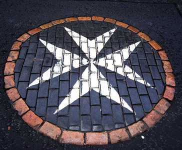 Site of original Cross of St John, the Canongate, Edinburgh