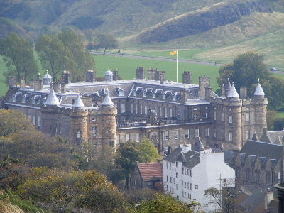The Palace seen from Calton Hill